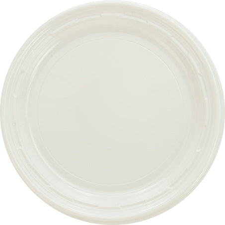 Wholesale BoxNCase Case 7 Inch White Plastic Plate- Bulk