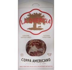 Wholesale La Quercia Berkshire Coppa Sliced 2 Oz- Bulk