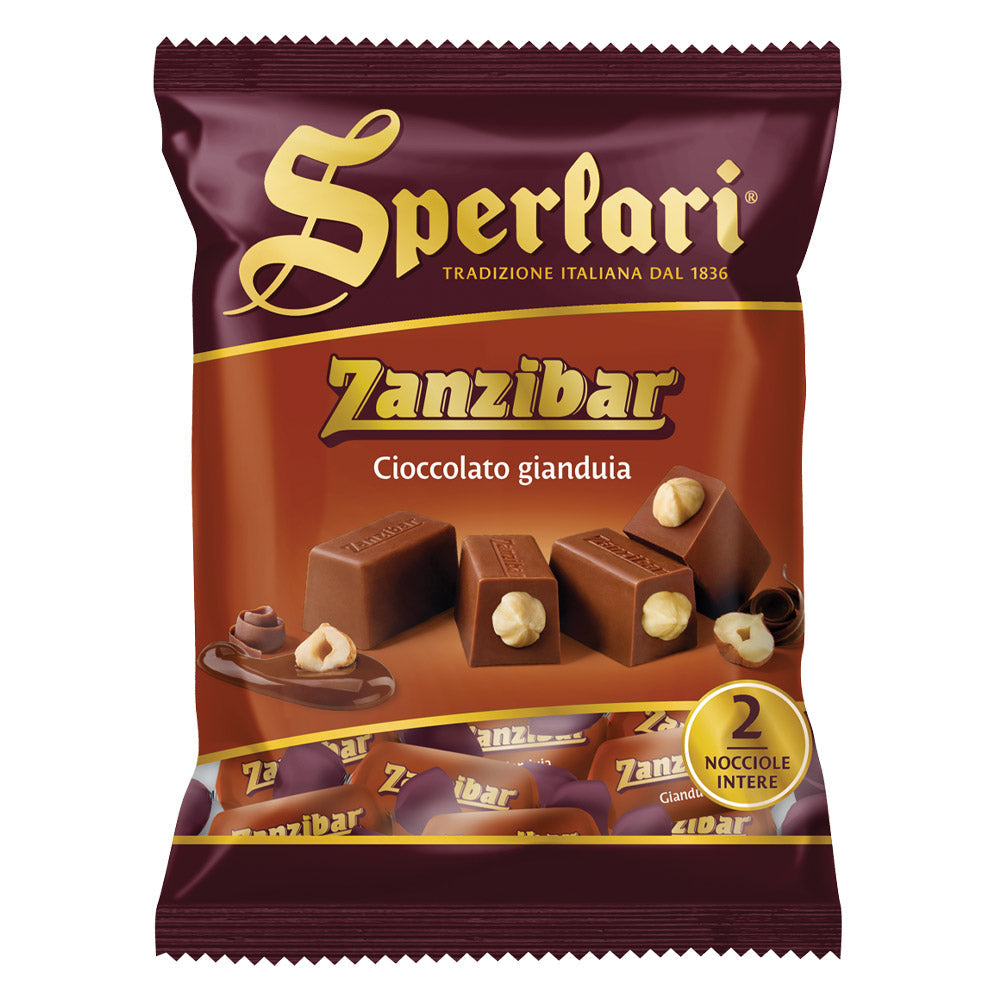 Wholesale Sperlari Case Zanzibar Chocolate Bites With Hazelnut- Bulk