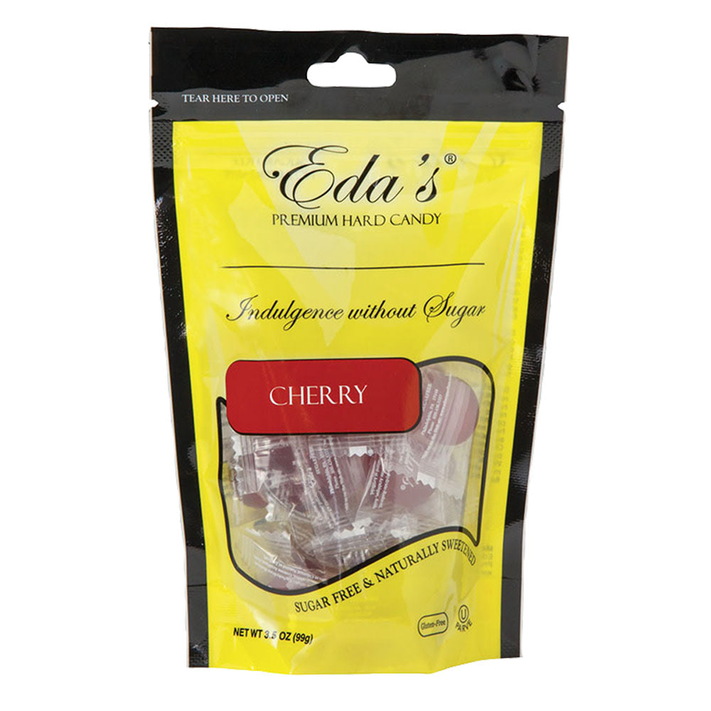 Wholesale Eda'S Sugarfree Cherry 3.5 Oz Pouch- Bulk