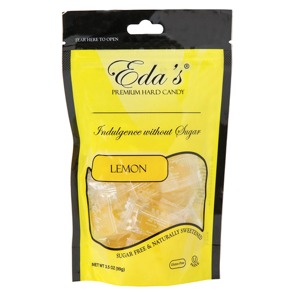 Wholesale Eda'S Sugarfree Lemon 3.5 Oz Pouch- Bulk