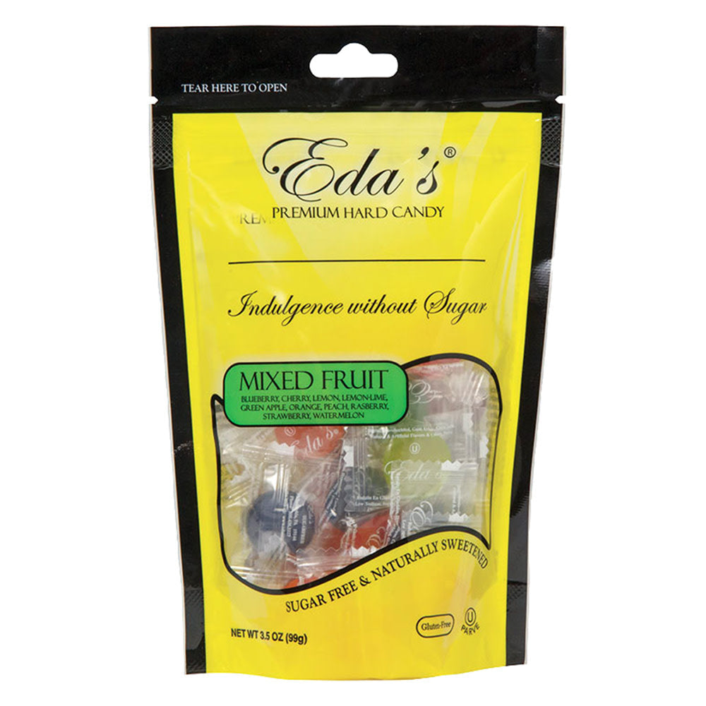 Wholesale Eda'S Sugarfree Mixed Fruit 3.5 Oz Pouch- Bulk