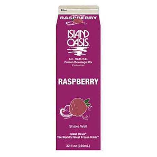 Wholesale Island Oasis Case Raspberry Mix Frozen 32Oz- Bulk