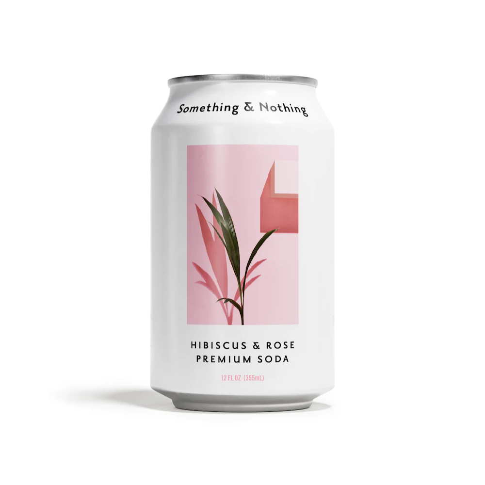 Wholesale Smthng & Nthng Case Hibiscus & Rose Premium Soda- Bulk