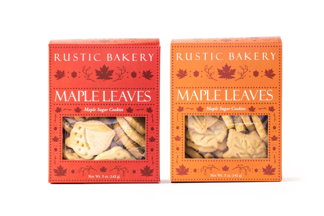 Wholesale Rustic Bakery Maple Leaf Cookies- Bulk