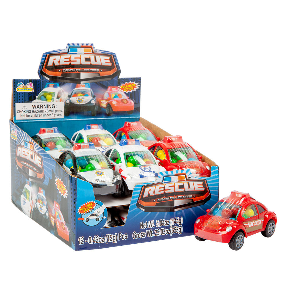 Wholesale Rescue Candy Filled Cars- Bulk