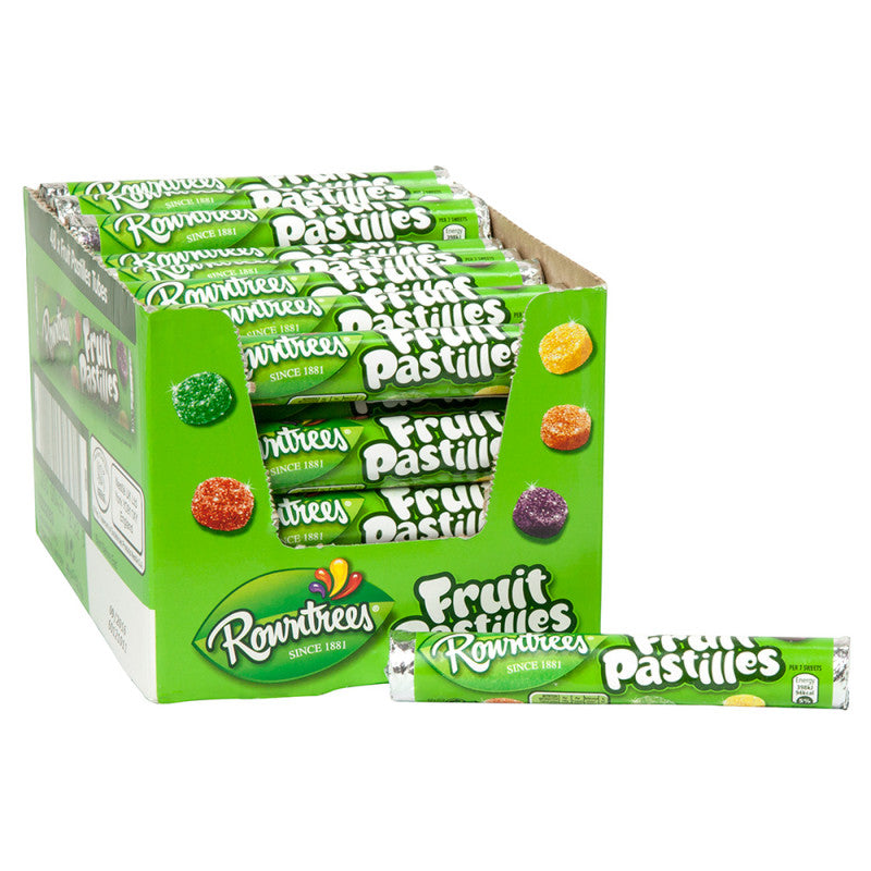 Wholesale Rowntrees Fruit Pastilles 1.7 Oz Roll- Bulk