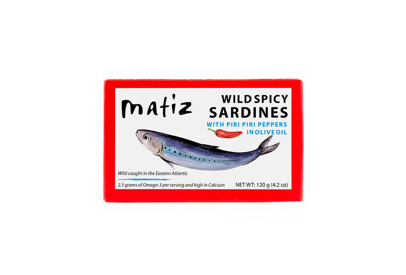 Wholesale Matiz Spicy Sardines W/ Piri Pep- Bulk