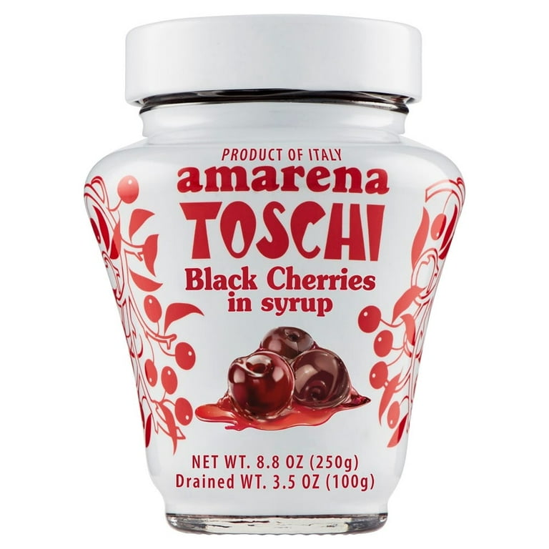 Wholesale Toschi Amarena Black Cherries in syrup 8.8 oz- Bulk