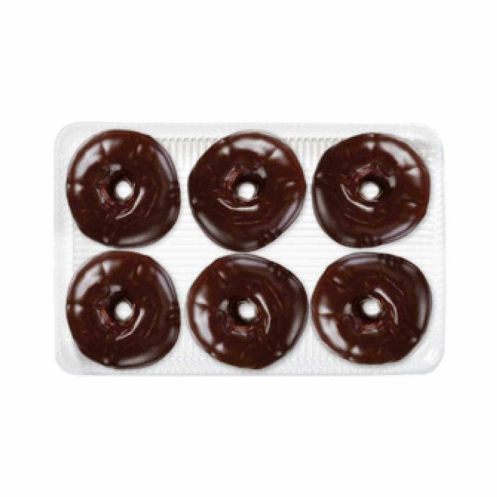 Wholesale Clyde's Donuts Chocolate Iced Glazed Yeast Rings 18 Oz- Bulk