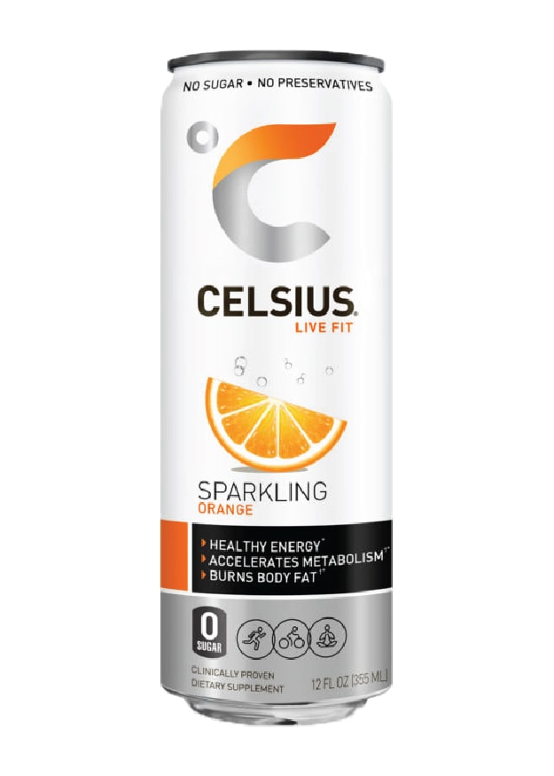 Wholesale Celsius 12/12 Oz Sparkling Orange- Bulk