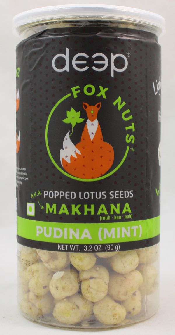 Wholesale Deep Pudina (Mint) Makhana 3.2 Oz- Bulk