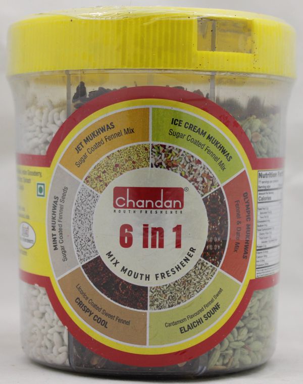 Wholesale Chandan 6 in 1 Tin Mouth Freshener 8.1 oz- Bulk
