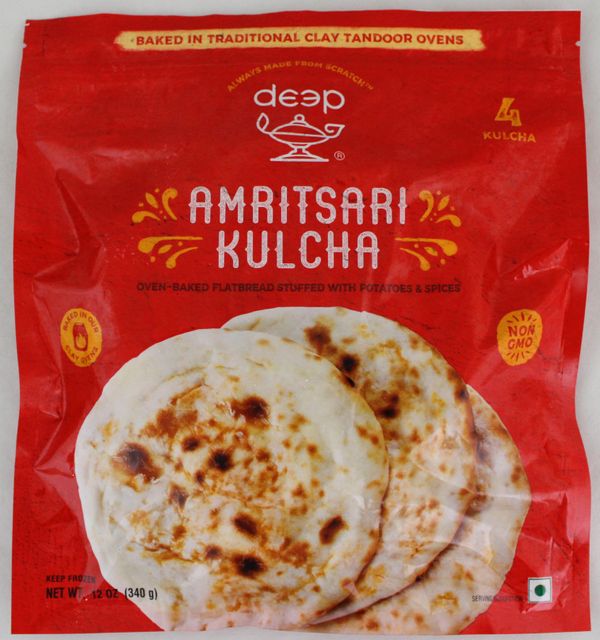 Wholesale Deep Amritsari Kulcha (4P) 12 Oz- Bulk