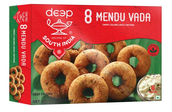 Wholesale Deep Mendu Vada 8pc 8.25 oz- Bulk