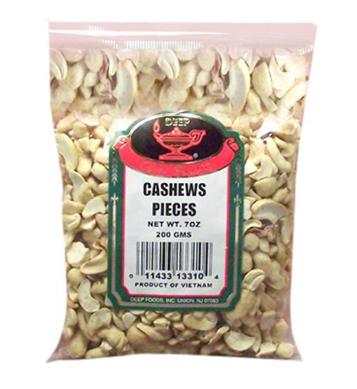 Wholesale Deep Cashew Pieces 7oz- Bulk
