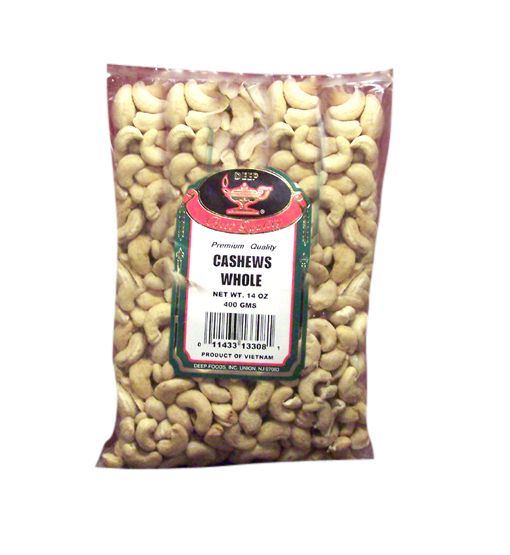 Wholesale Deep Cashew Whole 14.1 oz- Bulk