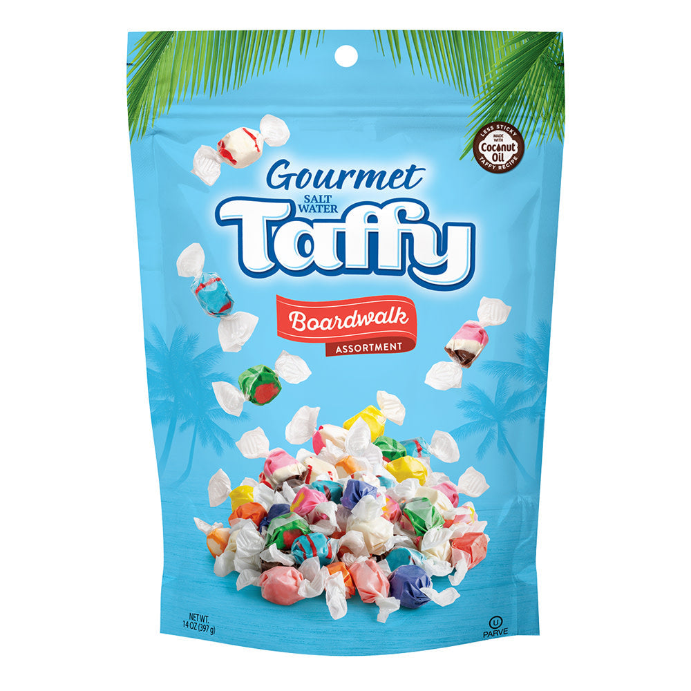 Wholesale Anastasia Boardwalk Assortment Salt Water Taffy 14 Oz Pouch *Fl Dc Only*- Bulk