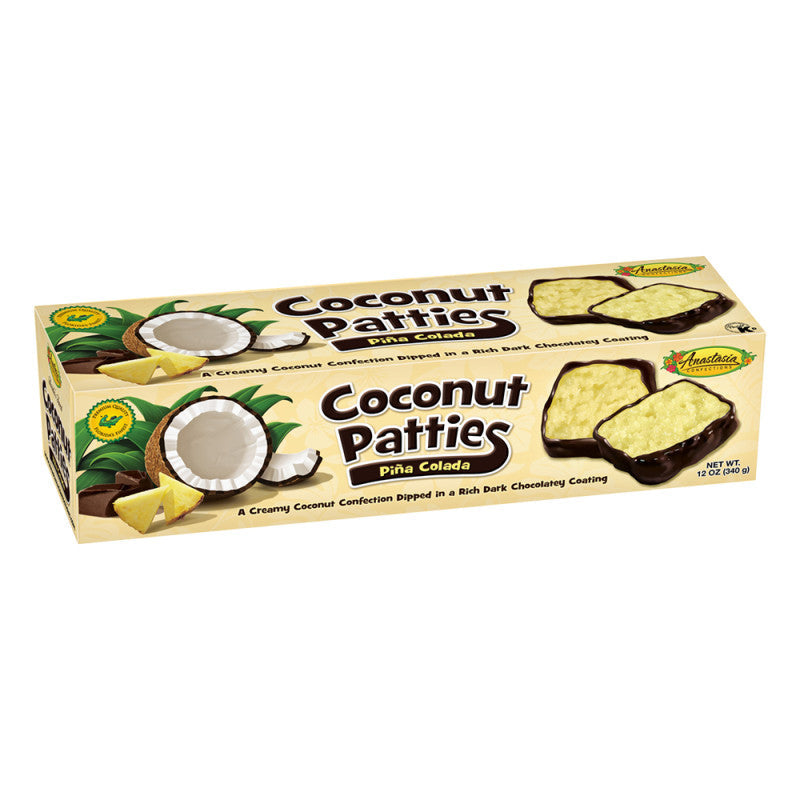 Wholesale Oh!Asis Pina Colada Coconut Patties 10.5 Oz Box *Fl Dc Only*- Bulk