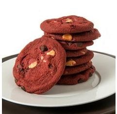 Wholesale David's Cookies Red Velvet Cookie Dough 1.5 Oz- Bulk