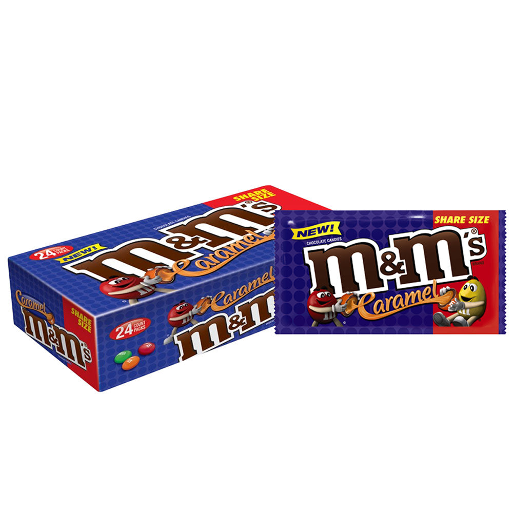 Wholesale M&M'S Caramel Share Size 2.83 Oz Bag- Bulk