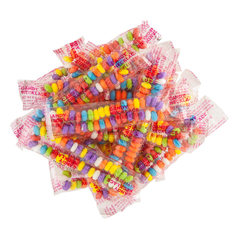 Wholesale Wrapped Candy Necklaces- Bulk