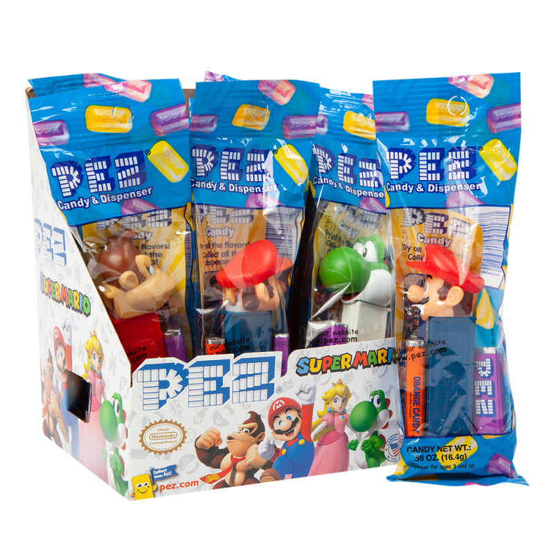 Wholesale Pez Nintendo Assortment 0.58 Oz- Bulk
