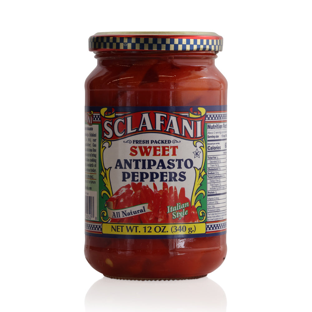 Wholesale Sclafani Case Antipasto Peppers- Bulk