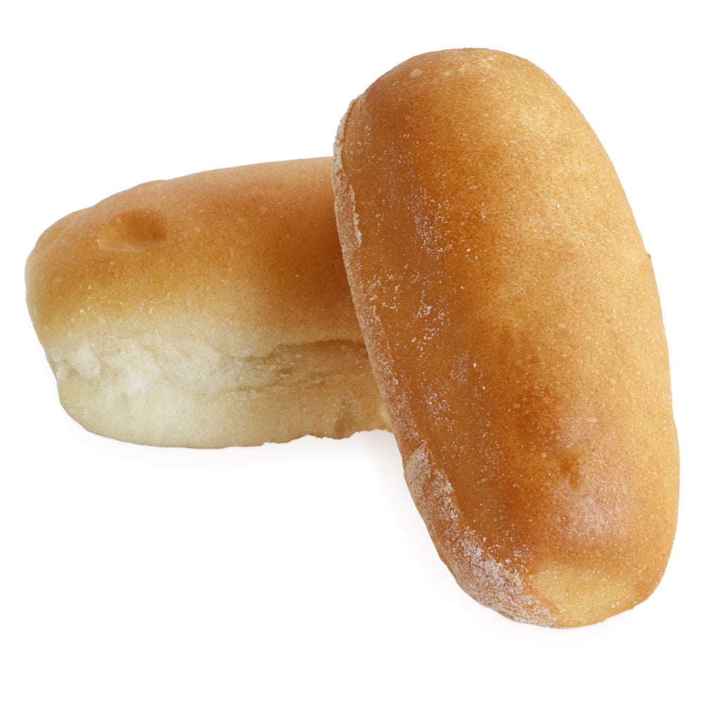 Wholesale BoxNCase Case Unsliced Mini Hot Dog Roll- Bulk