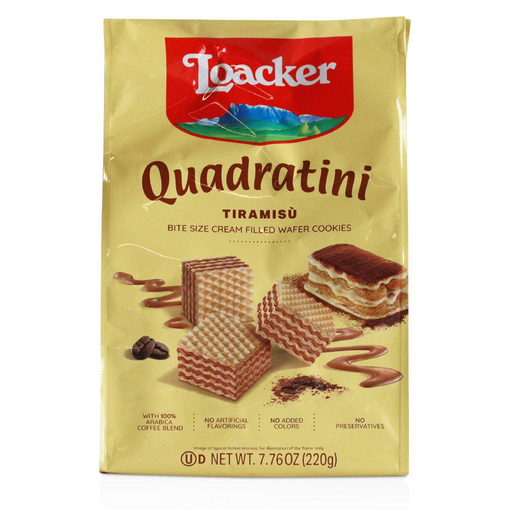 Wholesale Loacker Case Tiramisu Wafer- Bulk