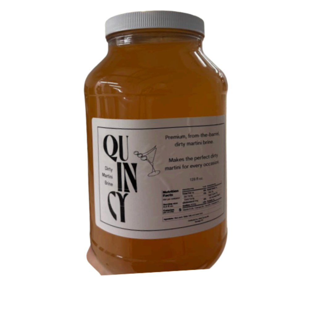 Wholesale Quincy Case Dirty Martini Brine- Bulk