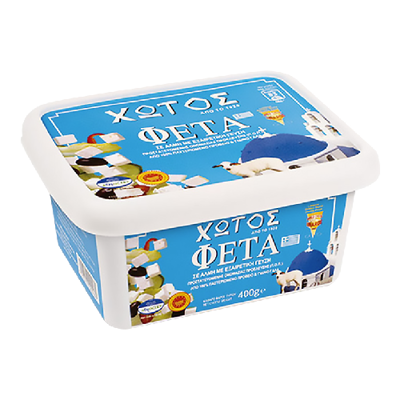 Wholesale Hotos Feta (Pre-Pack) Cheese 400 Gram- Bulk