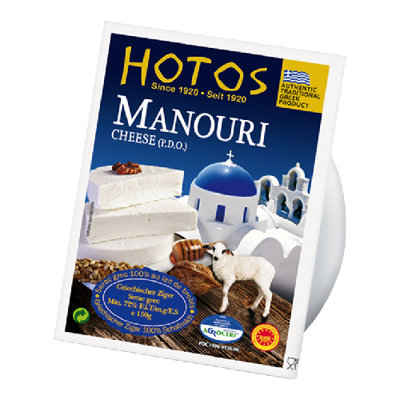 Wholesale Hotos Manouri Cheese In Vacuum Pack 200 Gram- Bulk