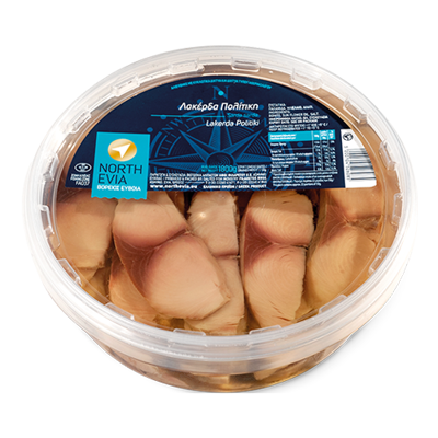 Wholesale North Evia Lakerda Fillets In S/F Oil 2 Kg- Bulk
