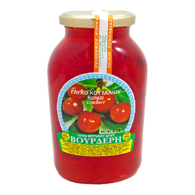 Wholesale Vourderis Preserve Cherry 950 Gram- Bulk