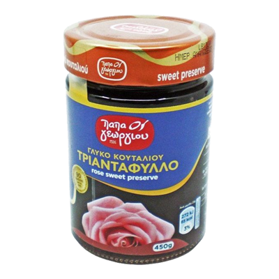 Wholesale Papageorgiou Rose Petal Sweet Preserve 450 Gram- Bulk