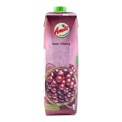 Wholesale Amita Juice Drink Sour Cherry 1 Ltr.- Bulk
