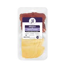 Wholesale Bc Bresaola/Truffle Gouda Snack Pak- Bulk