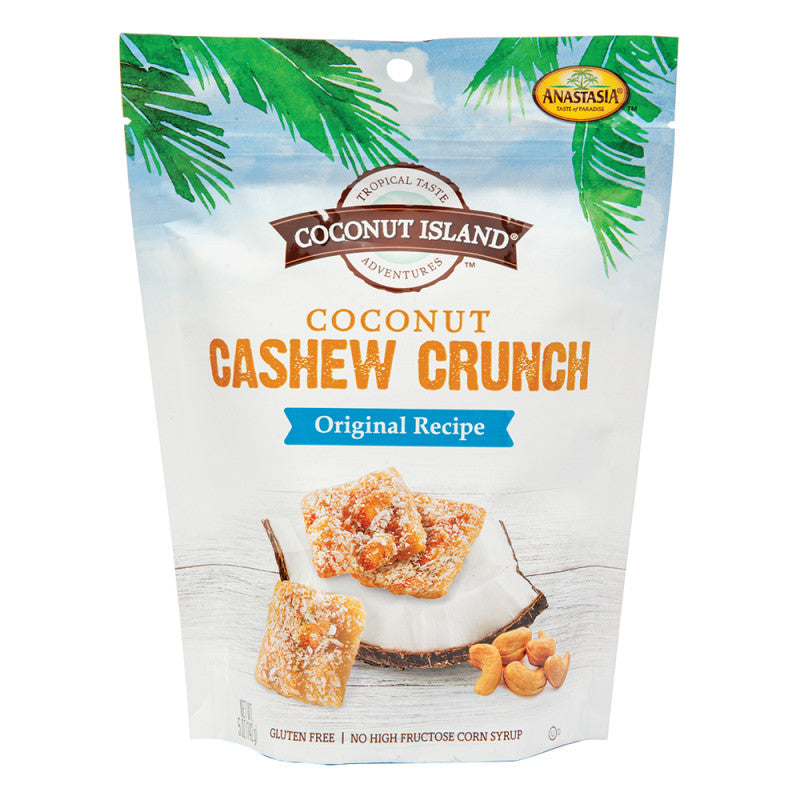 Wholesale Oh!Asis Coconut Island Coconut Cashew Crunch Original Recipe 5 Oz Pouch *Fl Dc Only*- Bulk