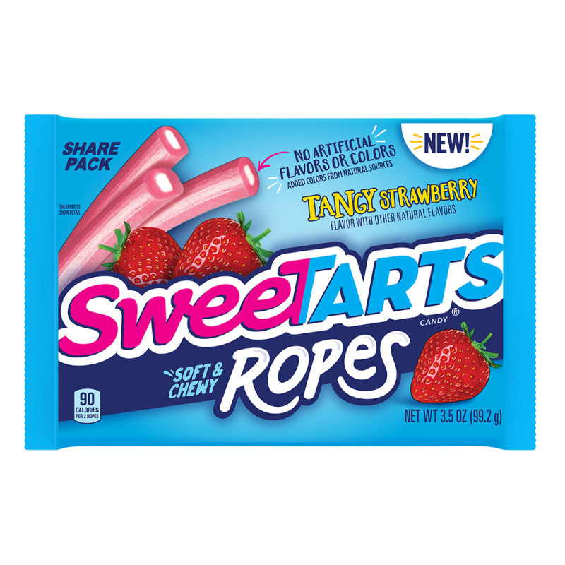 Wholesale Sweetart Tangy Strawberry Ropes 3.5 Oz- Bulk