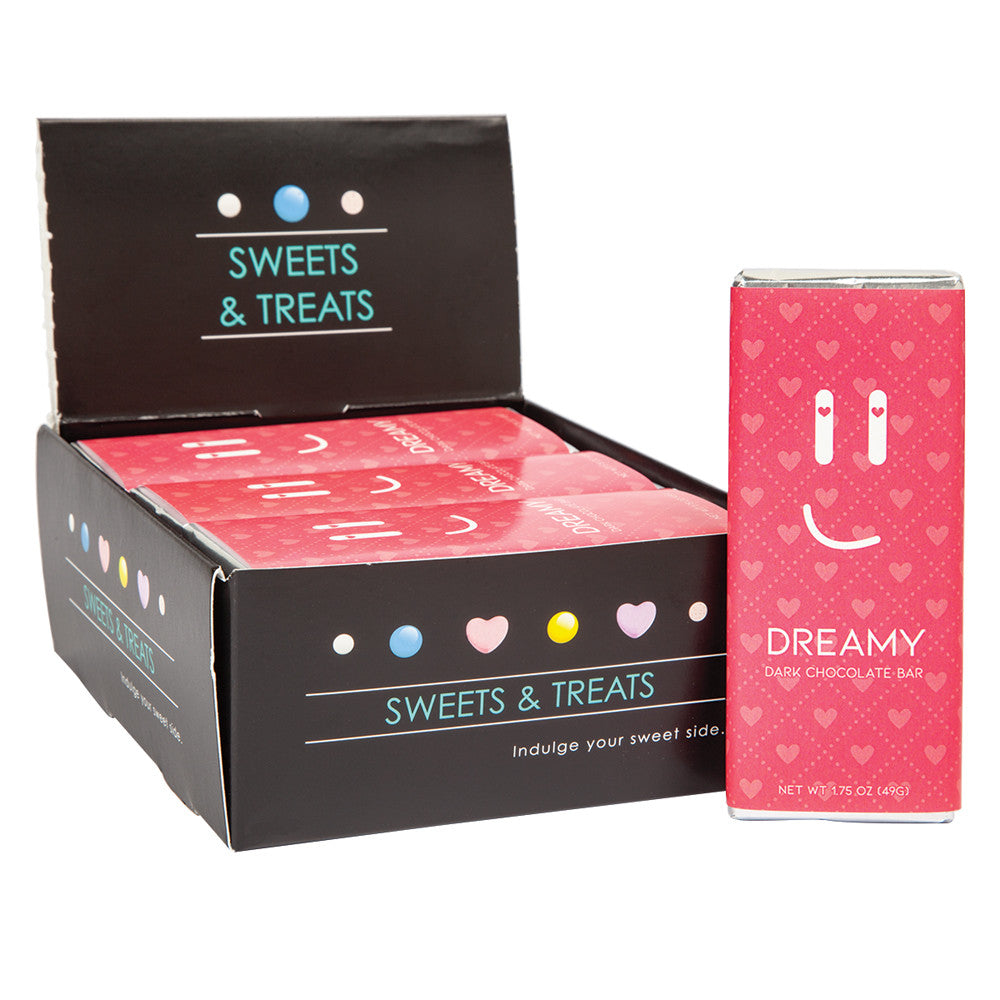 Wholesale MoMints Dark Chocolate Emotion Bar Dreamy 1.75 Oz- Bulk