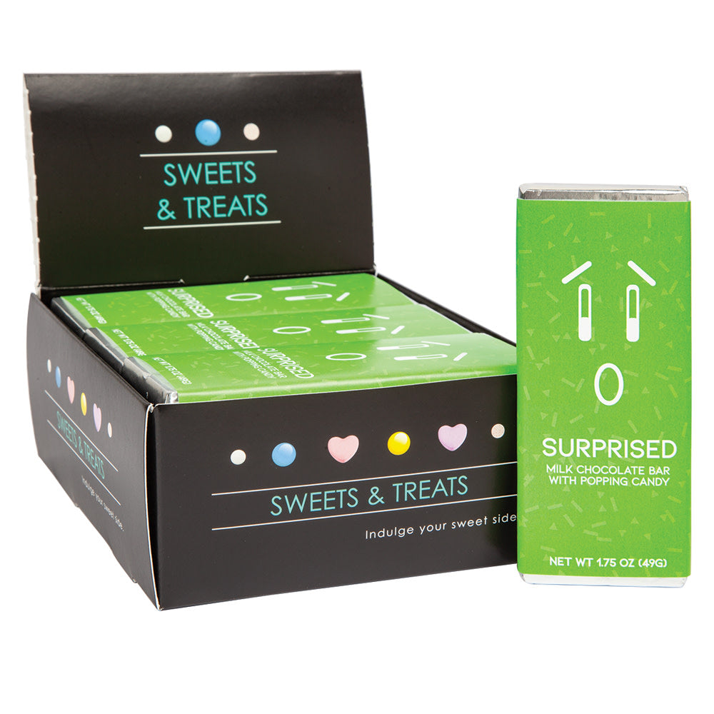 Wholesale MoMints Milk Chocolate Popping Emotion Bar Surprise 1.75 Oz- Bulk