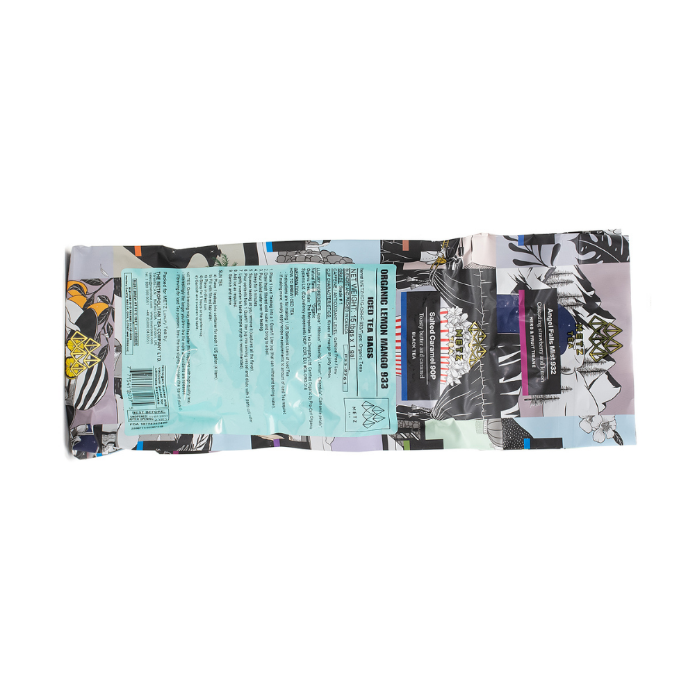 Wholesale Metz Tea Each Lemon Mango Organic Tea- Bulk