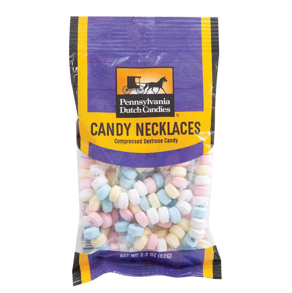 Wholesale Pdc Clear Window Bag Candy Necklace Peg Bag 2 Oz- Bulk