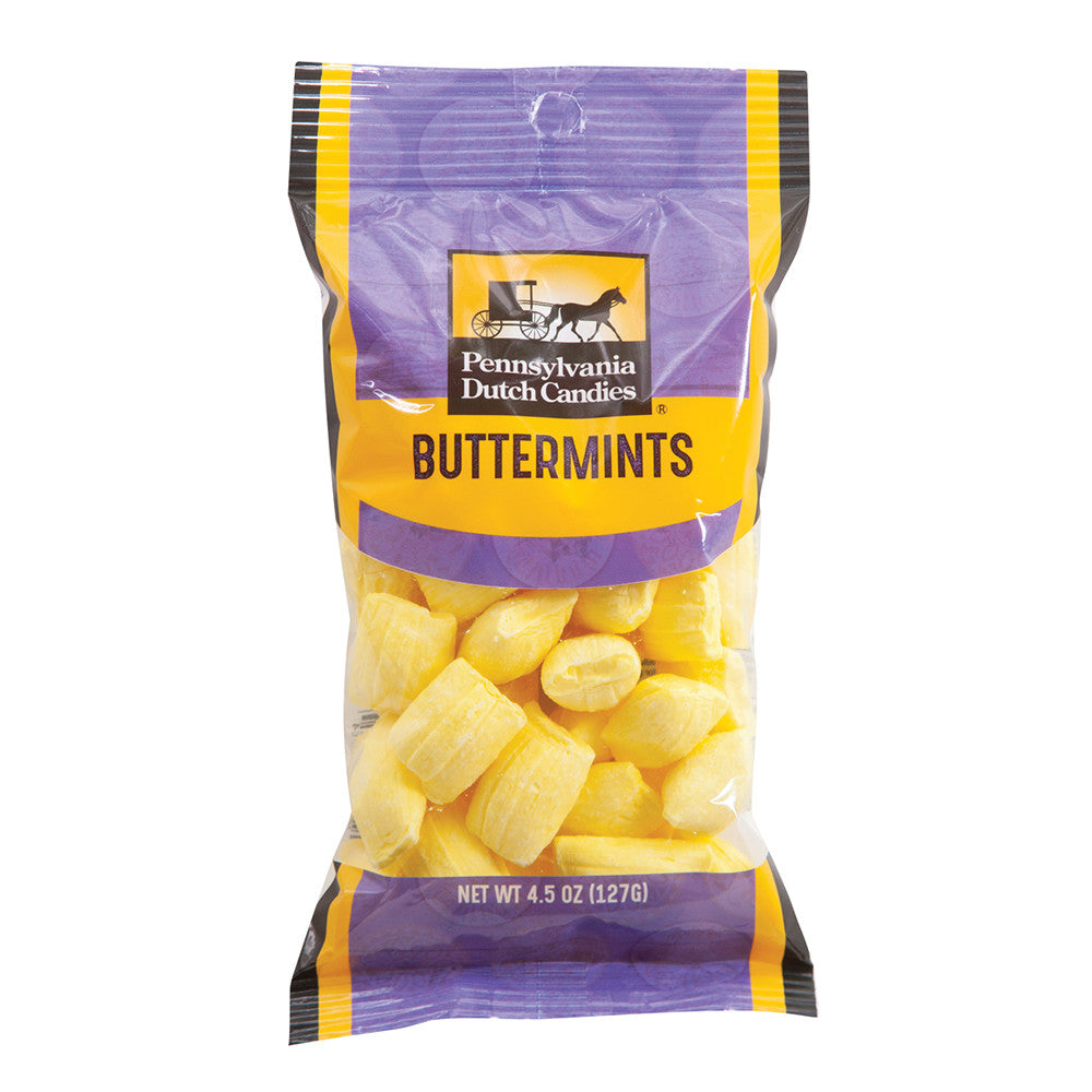 Wholesale Pdc Clear Window Bag Butter Mints Peg Bag 4.5 Oz- Bulk