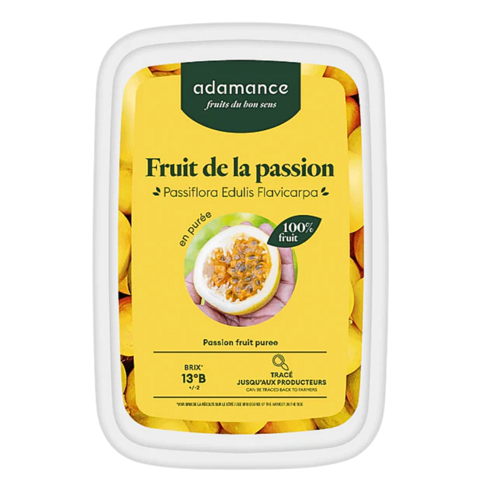 Wholesale Adamance Case Passion Fruit Puree- Bulk