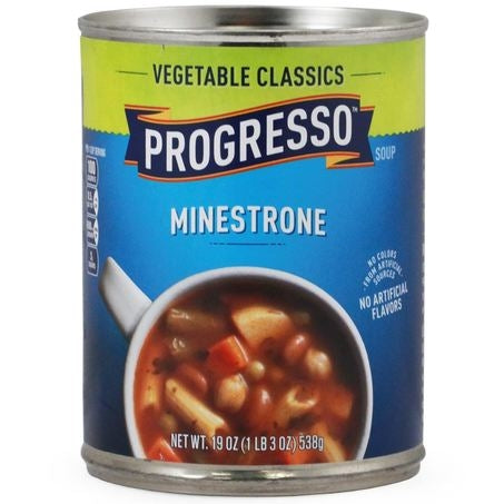 Wholesale Progresso Case Minestrone Soup- Bulk