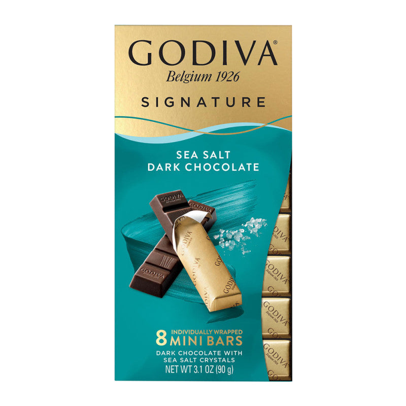 Wholesale Godiva Sea Salt Dark Chocolate 3.1 Oz Mini Bar- Bulk