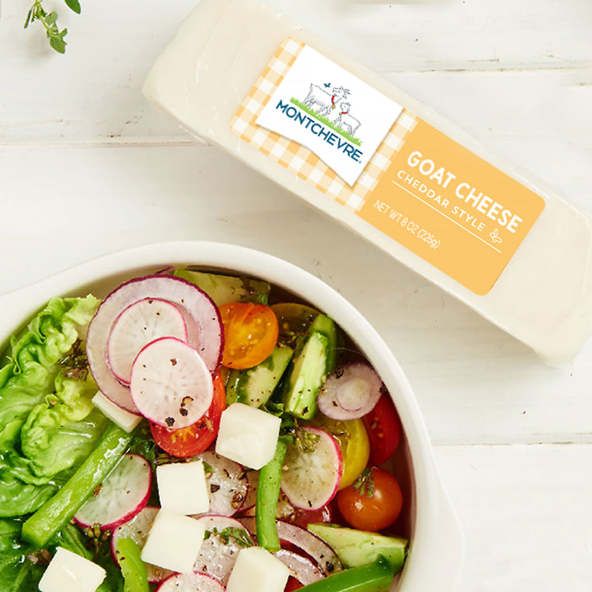 Wholesale Montchevre Goat Cheddar - X.- Bulk
