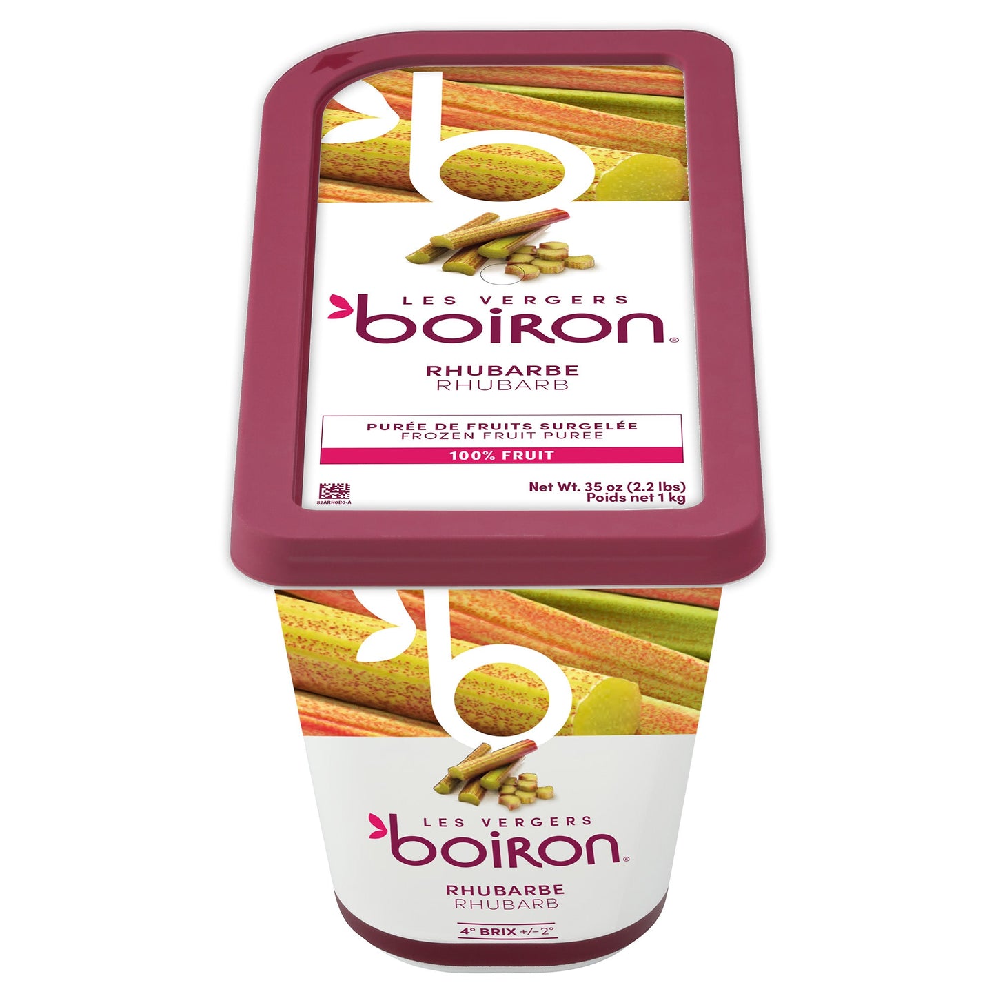 Wholesale Boiron Rhubarb Puree 1kg- Bulk